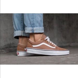 Vans Women’s Old Skool Skate Shoes Tiger’s Eye